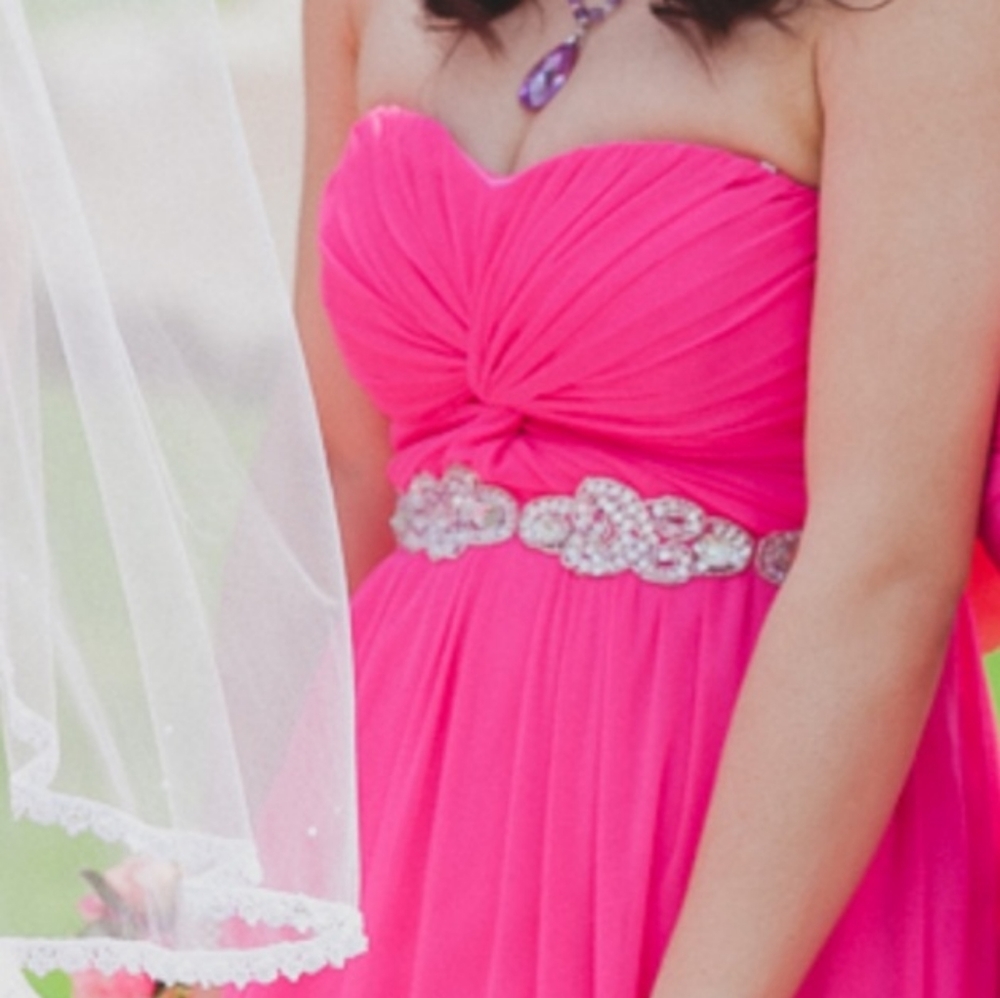 City Triangle size 3 pink prom / bridesmaid dress